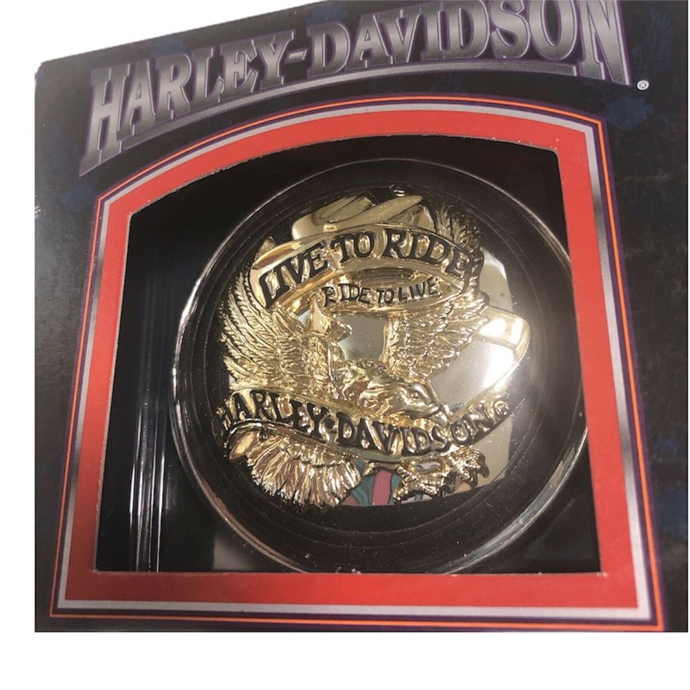 1999 HD HARLEY DAVIDSON GAS CAP CHRISTMAS ORNAMENT
